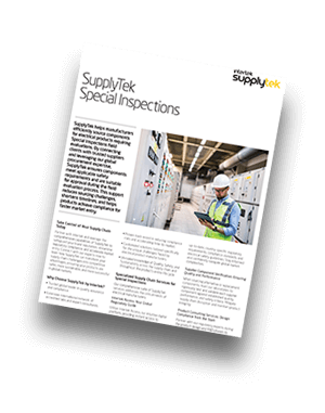 SupplyTek for Special Inspections | Fact Sheet